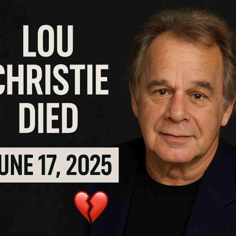Lou Christie died