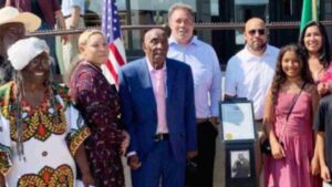 William Amos Craven honoured picture in 2021 ( Photo credit roslyndowntown )
