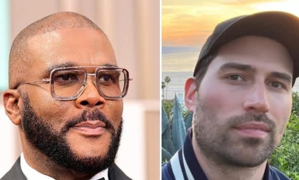 Derek Dixon and Tyler Perry phto