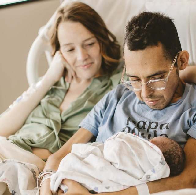 Tanner Martin with his wife and daughter ( Credit Instagram )