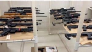  PHOTO: Guns retrieved from a teenager's home in Pierce County, Washington ( Pierce County Sheriff's Office ).